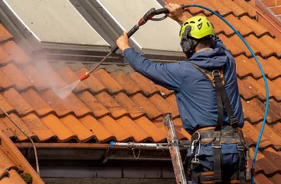 Démoussage et hydrofuge de toiture à Échiré